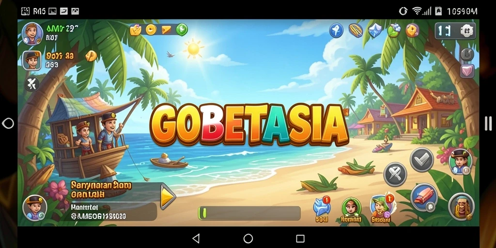 Tampilan gameplay GOBETASIA yang menarik dan menghibur.