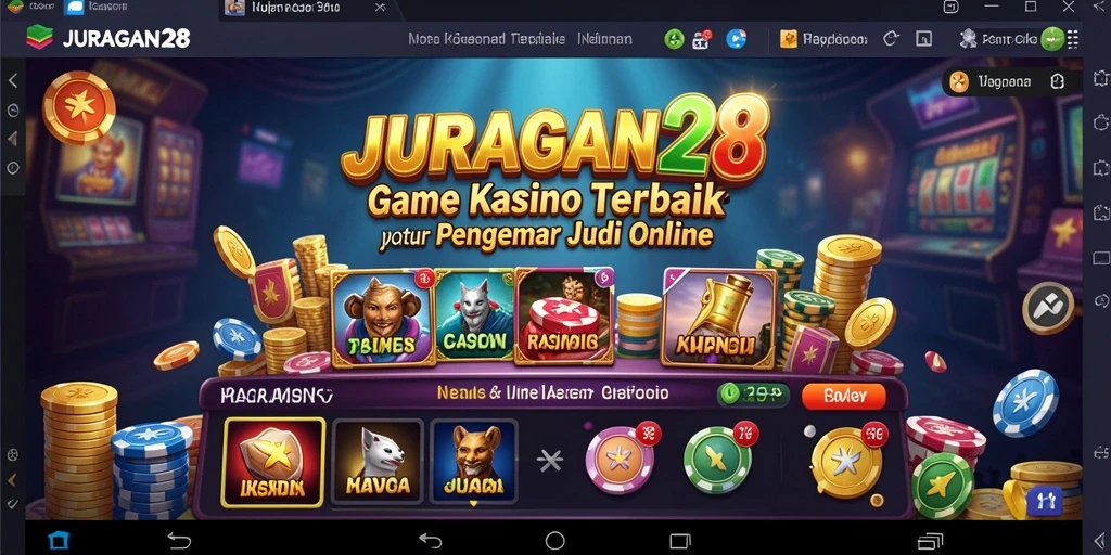 Tampilan menarik dari gameplay JURAGAN28 yang penuh aksi Kasino.