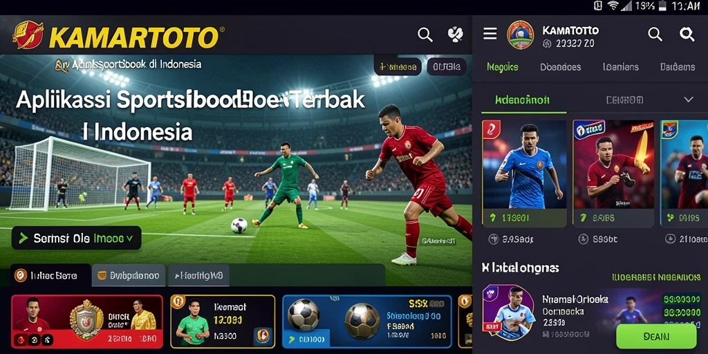Tampilan antarmuka aplikasi KAMARTOTO yang menarik dan mudah dipahami.